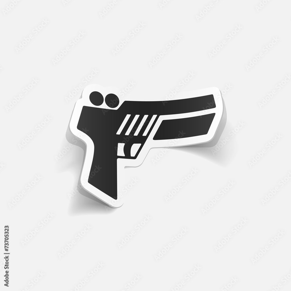 realistic design element: gun game realistic design element: gun game