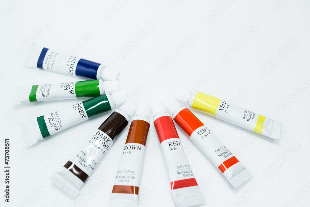 Naklejka premium 絵の具