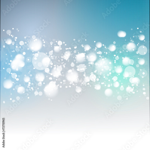 Light blue sky background with snow tape