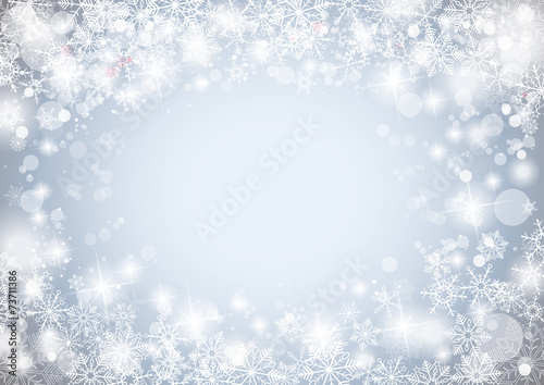 Snowflake Winter Background