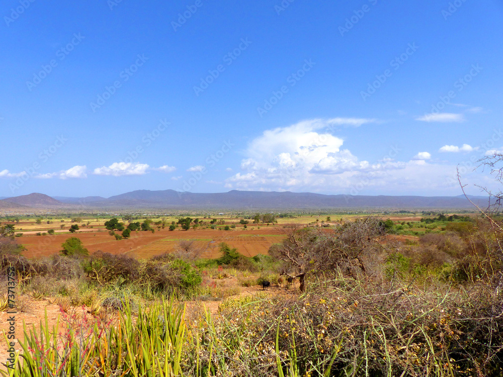 Landschaft nahe Gorofani Mangola Tansania Afrika