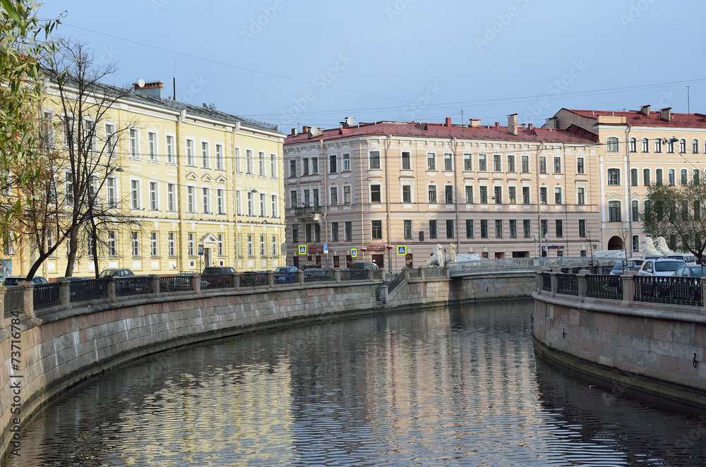 Санкт-Петербург, канал Грибоедова, Львиный мост