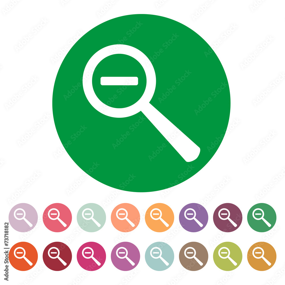 Magnifier Glass. Search icons. Vector. Set Magnifier Glass. Search icons. Vector. Set