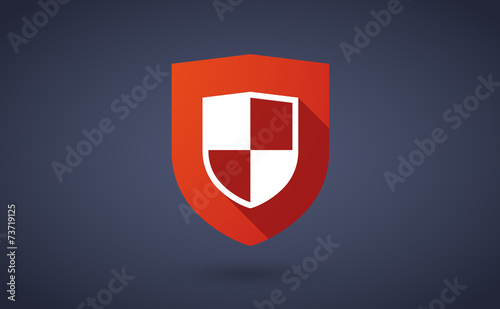 Long shadow shield icon Free Download Long shadow shield icon - GFXLoad