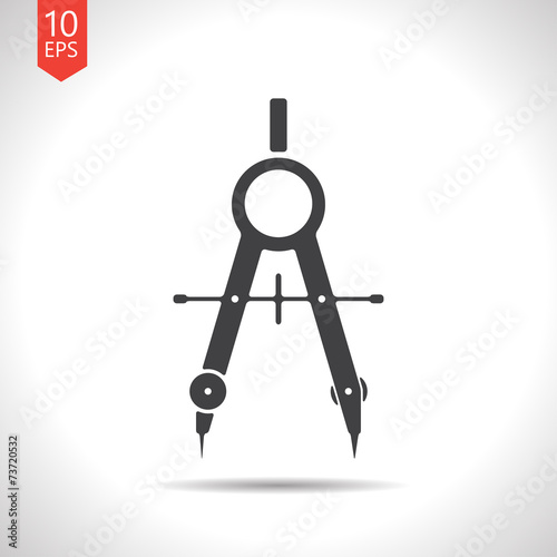Vector compasses icon. Eps10