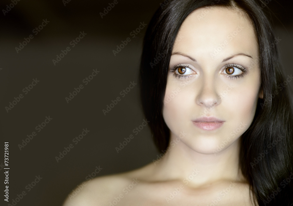 portrait of a beautiful brunette portrait of a beautiful brunette