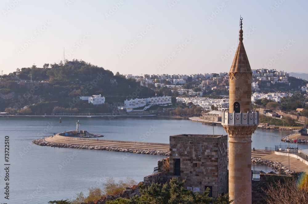 Bodrum, a popular coastal town in Aegean shores of Turkey