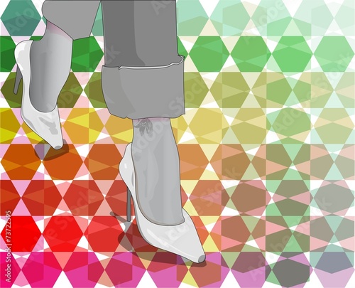 vector illustration "Color your life"