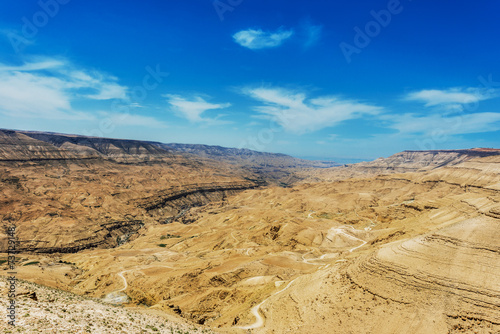 kings way desert road Dead Sea Jordan
