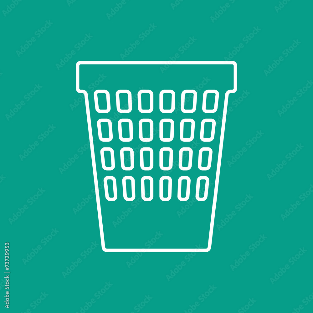 Vector basket icon. Eps10