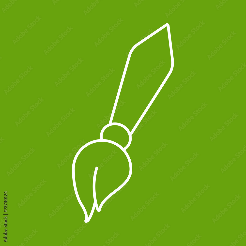 Vector brush icon. Eps10 Vector brush icon. Eps10
