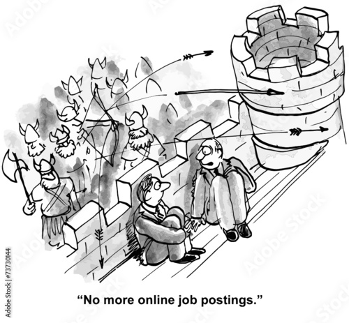 "No more online job postings."