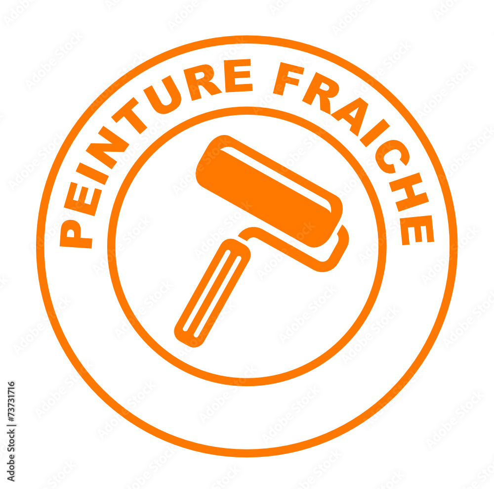 peinture fraiche sur bouton web rond orange peinture fraiche sur bouton web rond orange