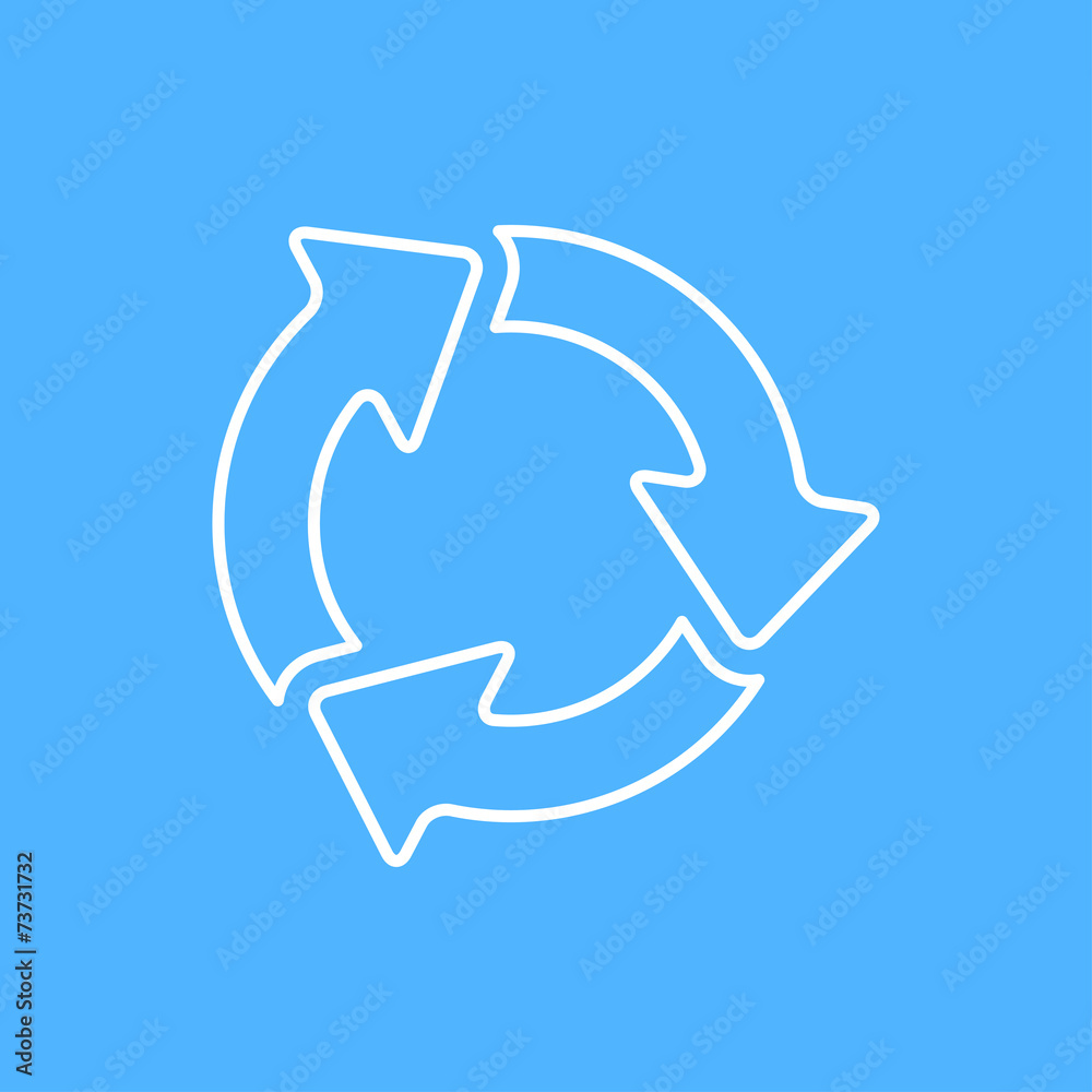 Vector three arrows icon. Eps10 Vector three arrows icon. Eps10