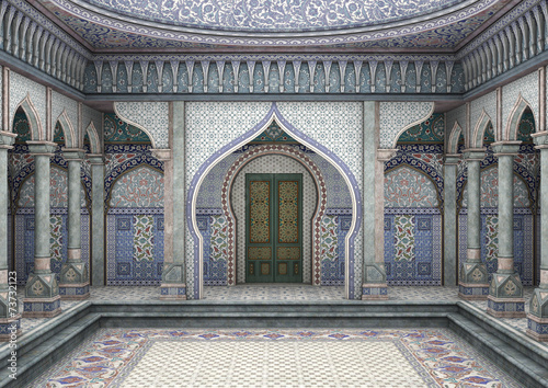 3d Illustration Oriental Palace