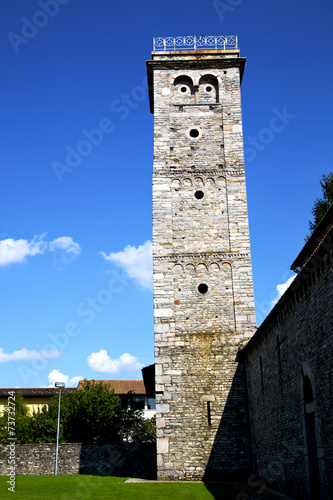 italy  lombardy     in  the arsago seprio    old   church   tow photo