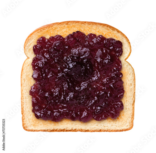 Grape Jelly on Toast