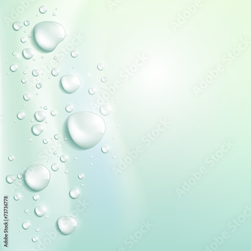 water drops vector background