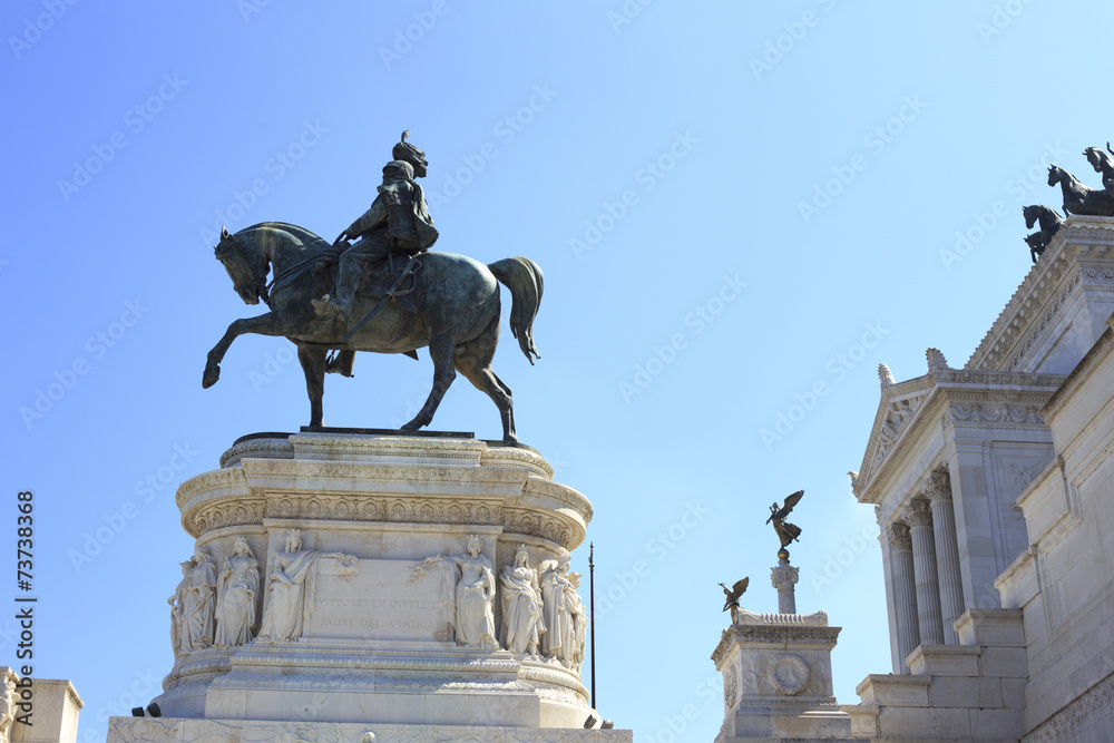 Obraz premium Vittoriale monument at Rome