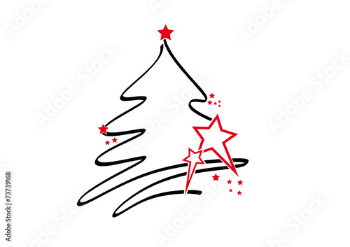 tannenbaum mit sternen
