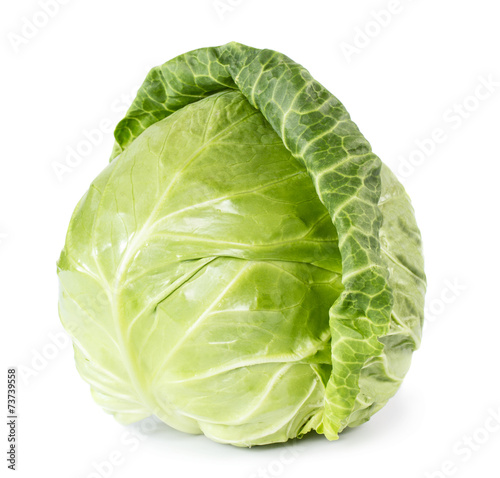 Whole fresh cabbage