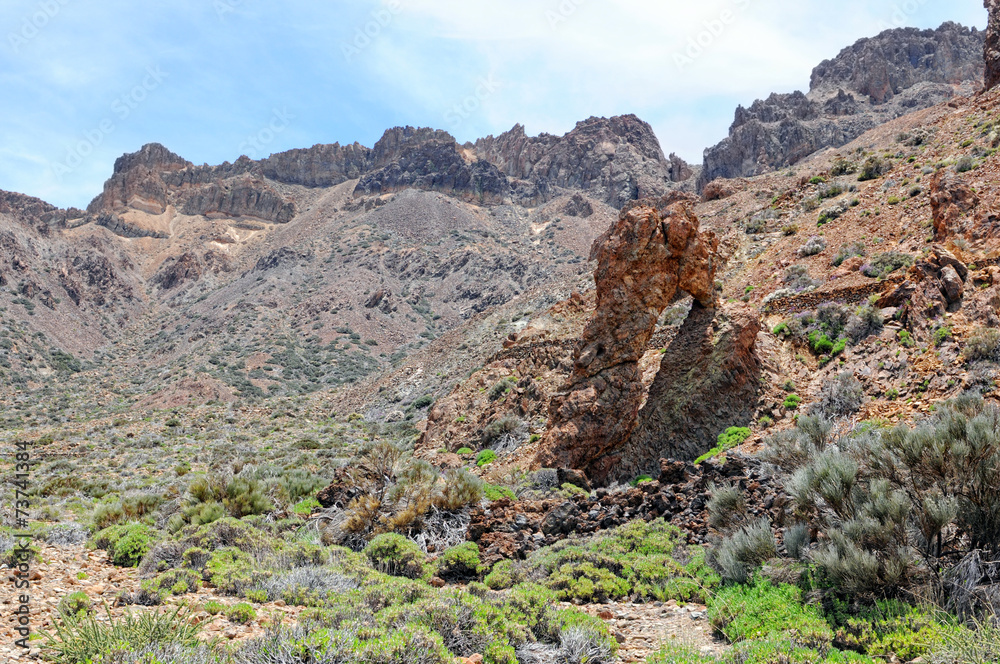 Fototapeta premium rock arch at volcano del teide (Tenerife)