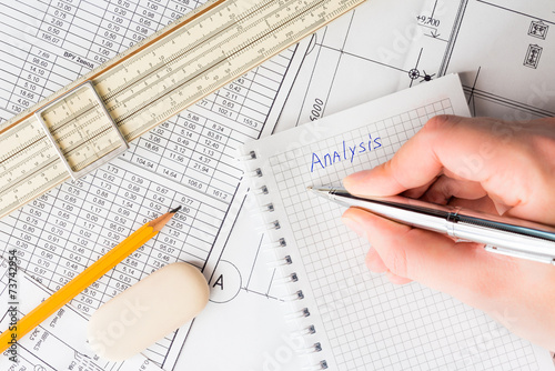 Analysis of the design work, at your desk