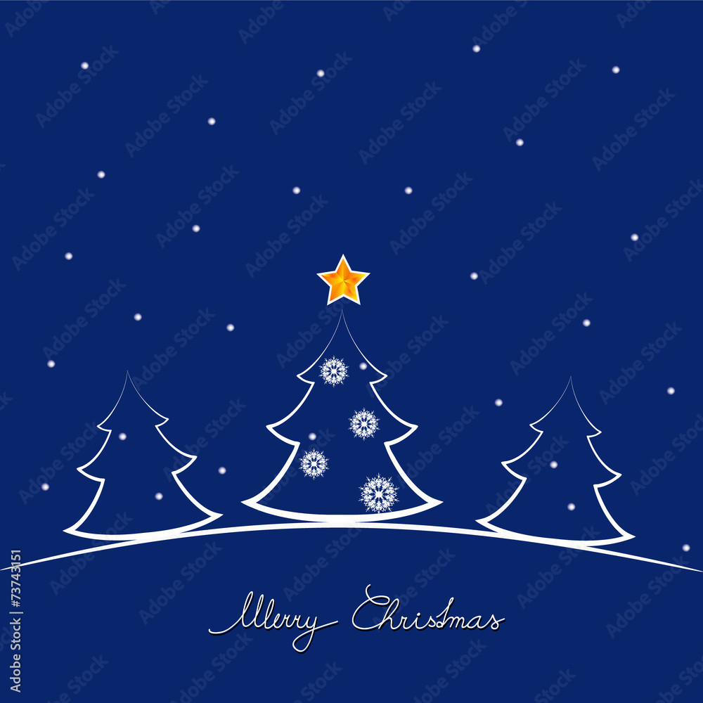 christmas tree greeting card christmas tree greeting card
