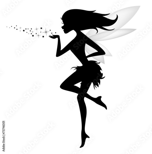 Silhouette of a fairy