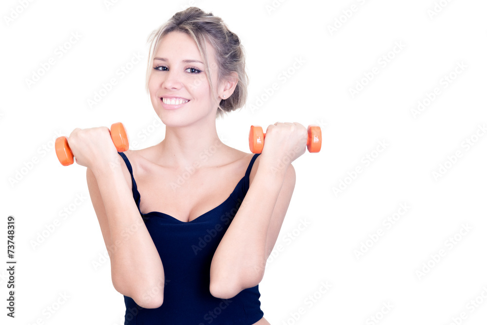 beautiful girl exercising beautiful girl exercising