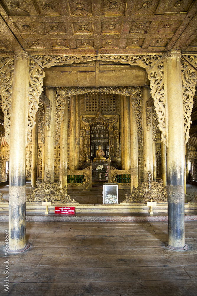 Shwenandaw Kyaung, Mandalay, Myanmar.