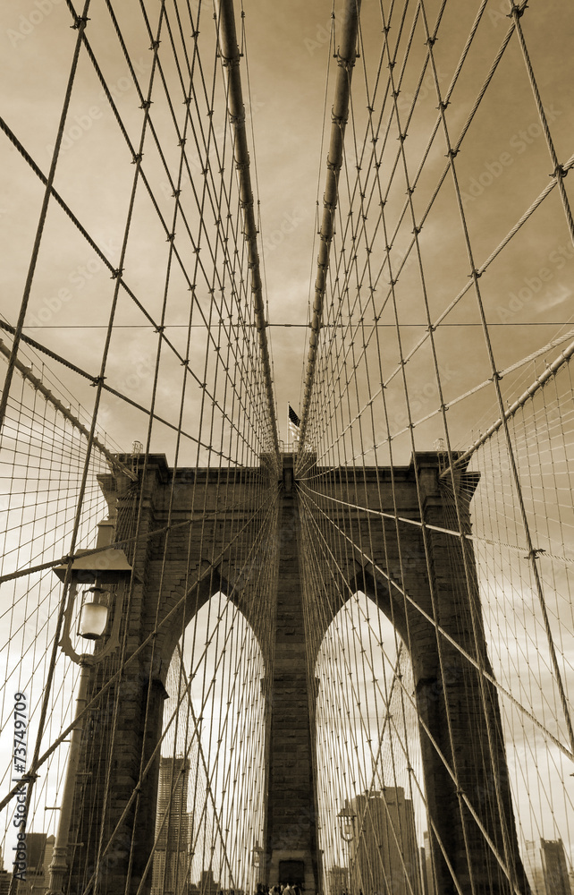 Fototapeta premium Brooklyn Bridge, Nowy Jork