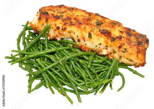 Grilled Fish With Samphire photo