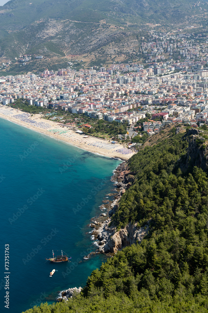 Alanya - the beach of Cleopatra .Turkey