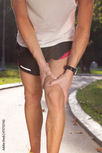 Jogging injury - warm up before running/exercising.