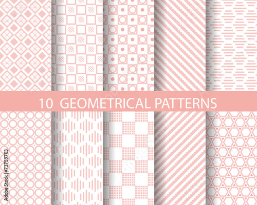 10 geometrical patterns