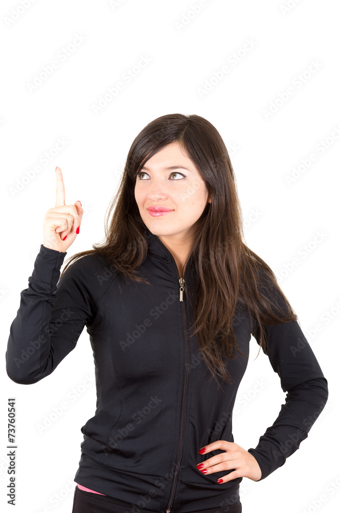 portrait of beautiful young brunette girl posing portrait of beautiful young brunette girl posing