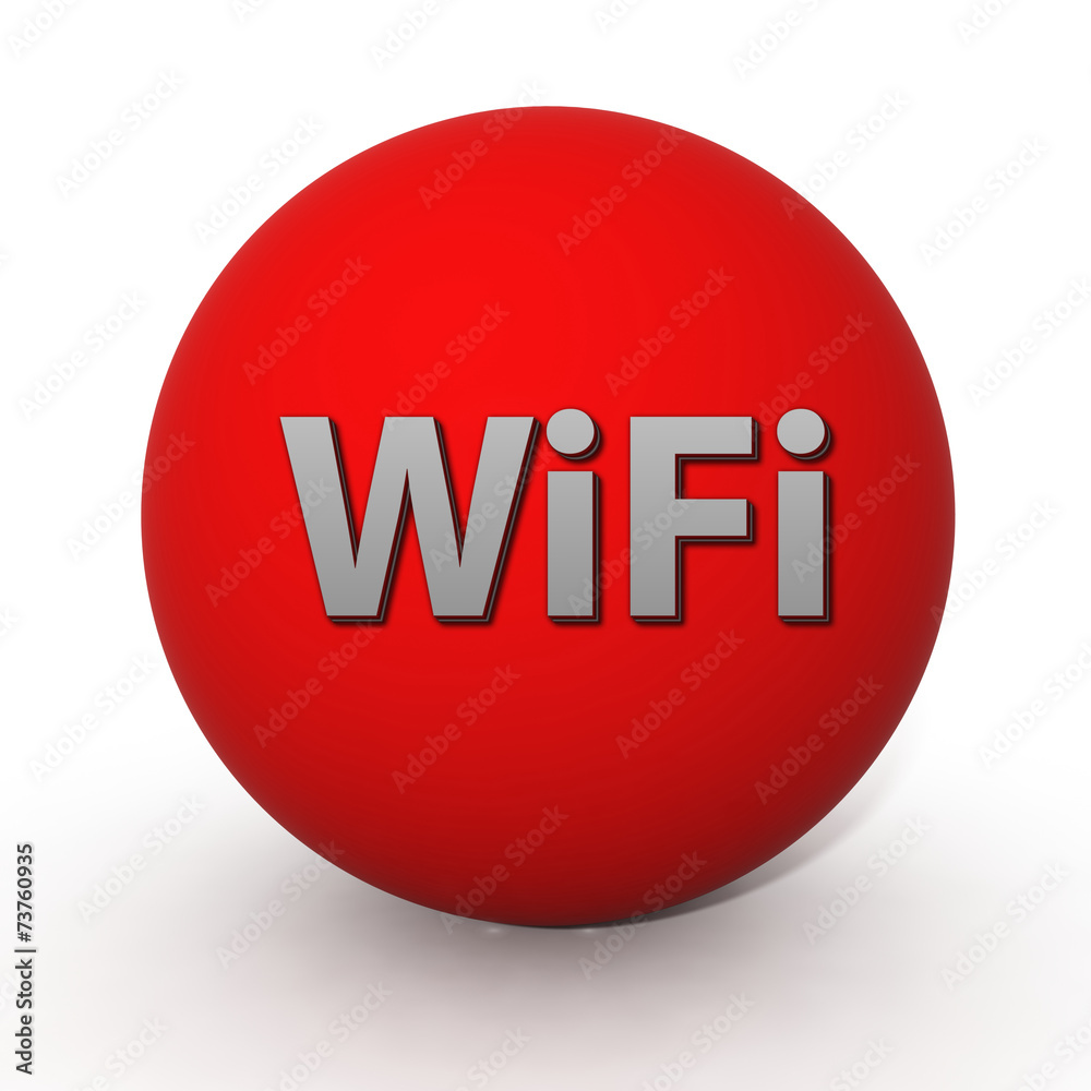 wifi circular icon on white background wifi circular icon on white background