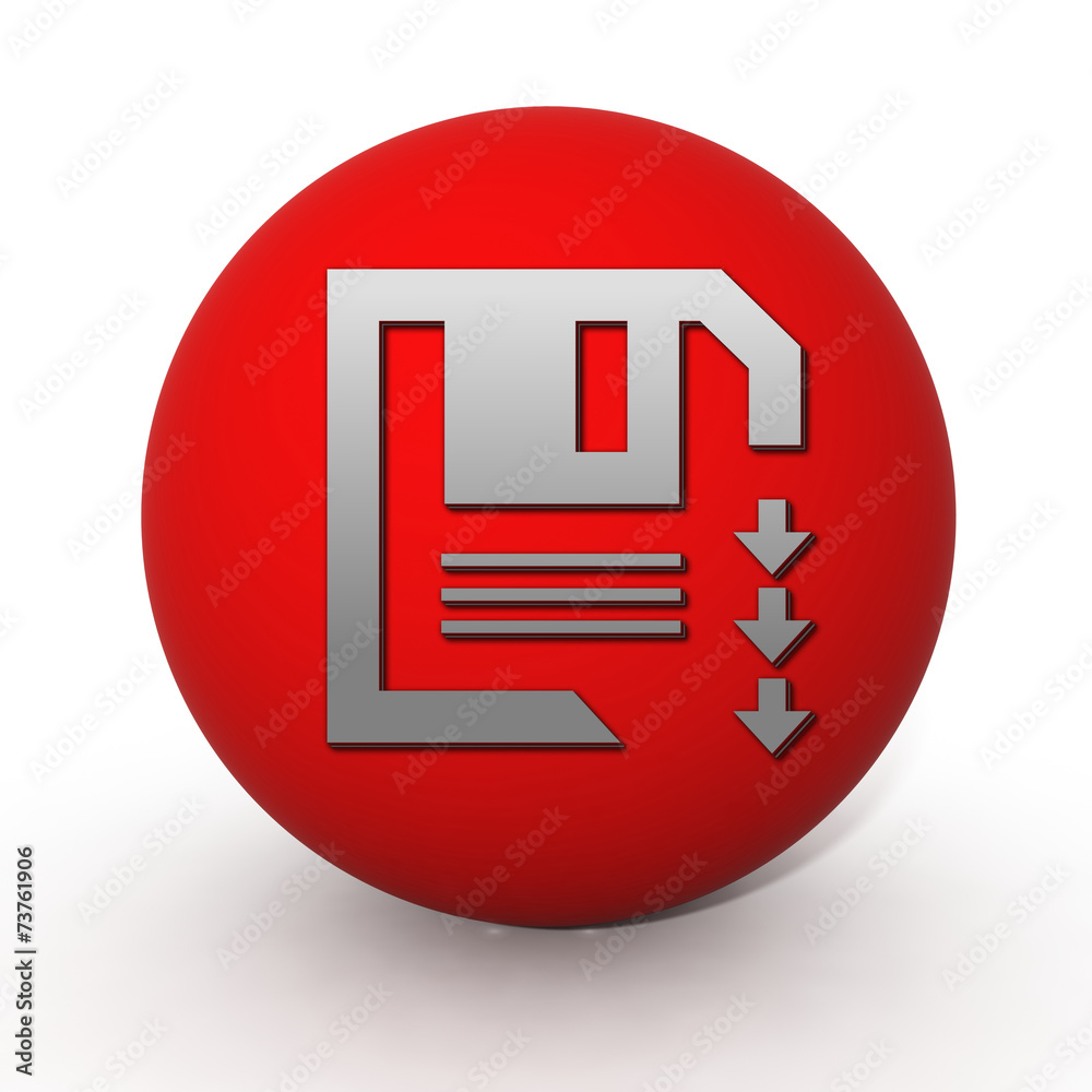 Save circular icon on white background Save circular icon on white background