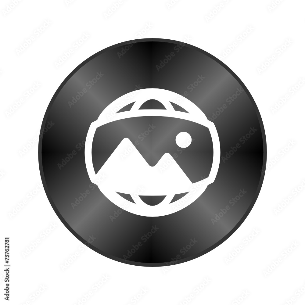 Fototapeta premium Chrome Icon