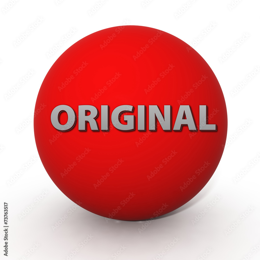 Original circular icon on white background Original circular icon on white background
