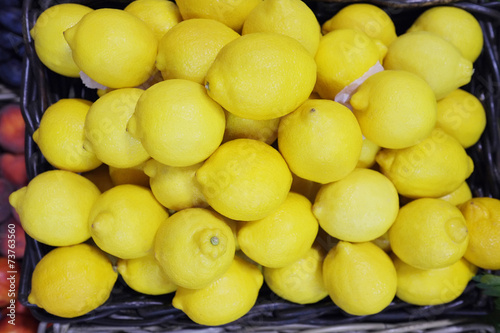 background with a lemons
