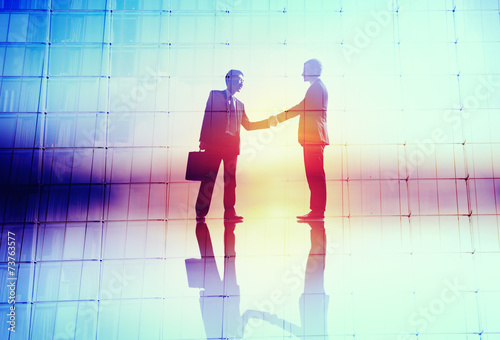 Handshaking Business Agreement Success Collaboration Concept