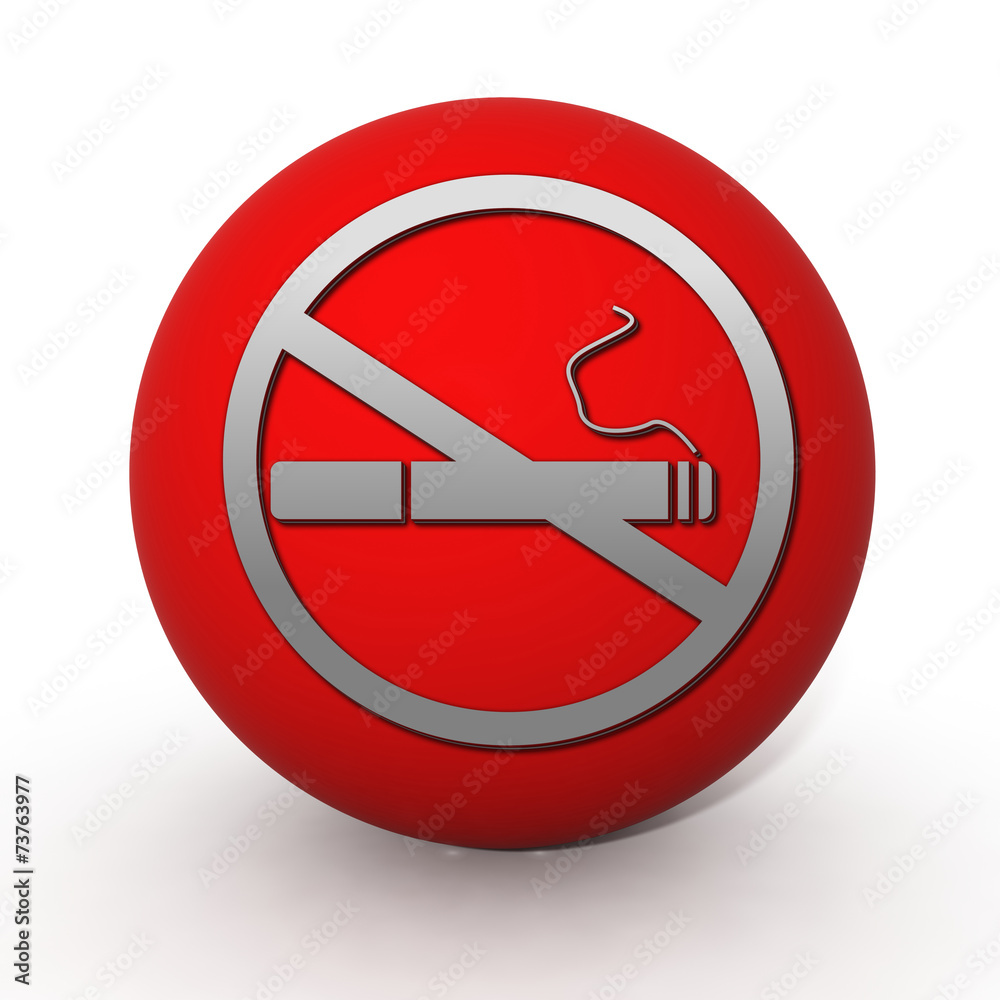 Cigarette circular icon on white background Cigarette circular icon on white background