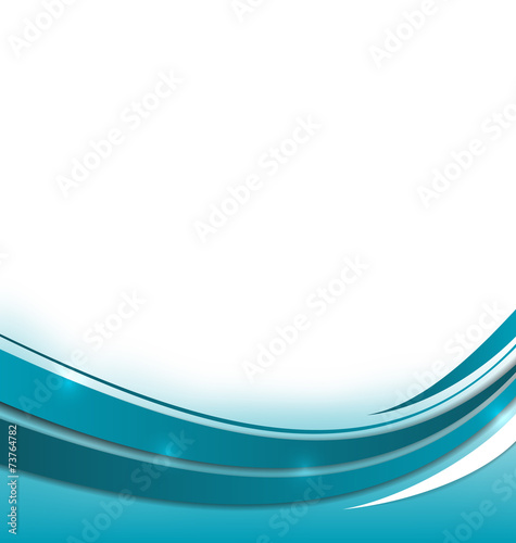 Abstract blue brochure with space for your text