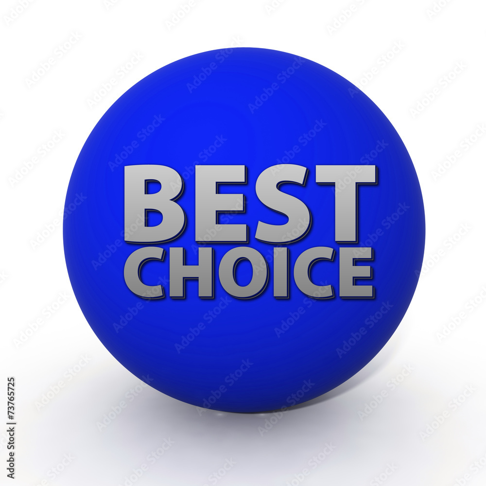 Best choice circular icon on white background Best choice circular icon on white background
