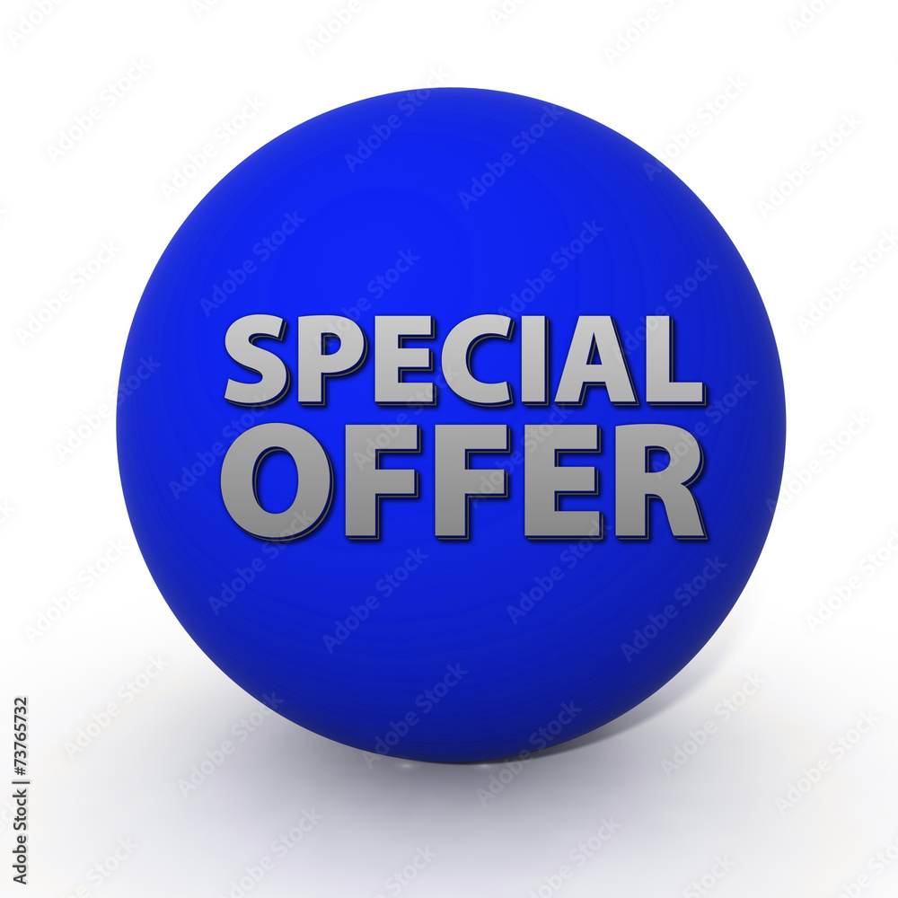 Special offer circular icon on white background Special offer circular icon on white background