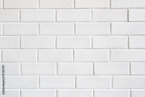 White brick wall with high resolution.