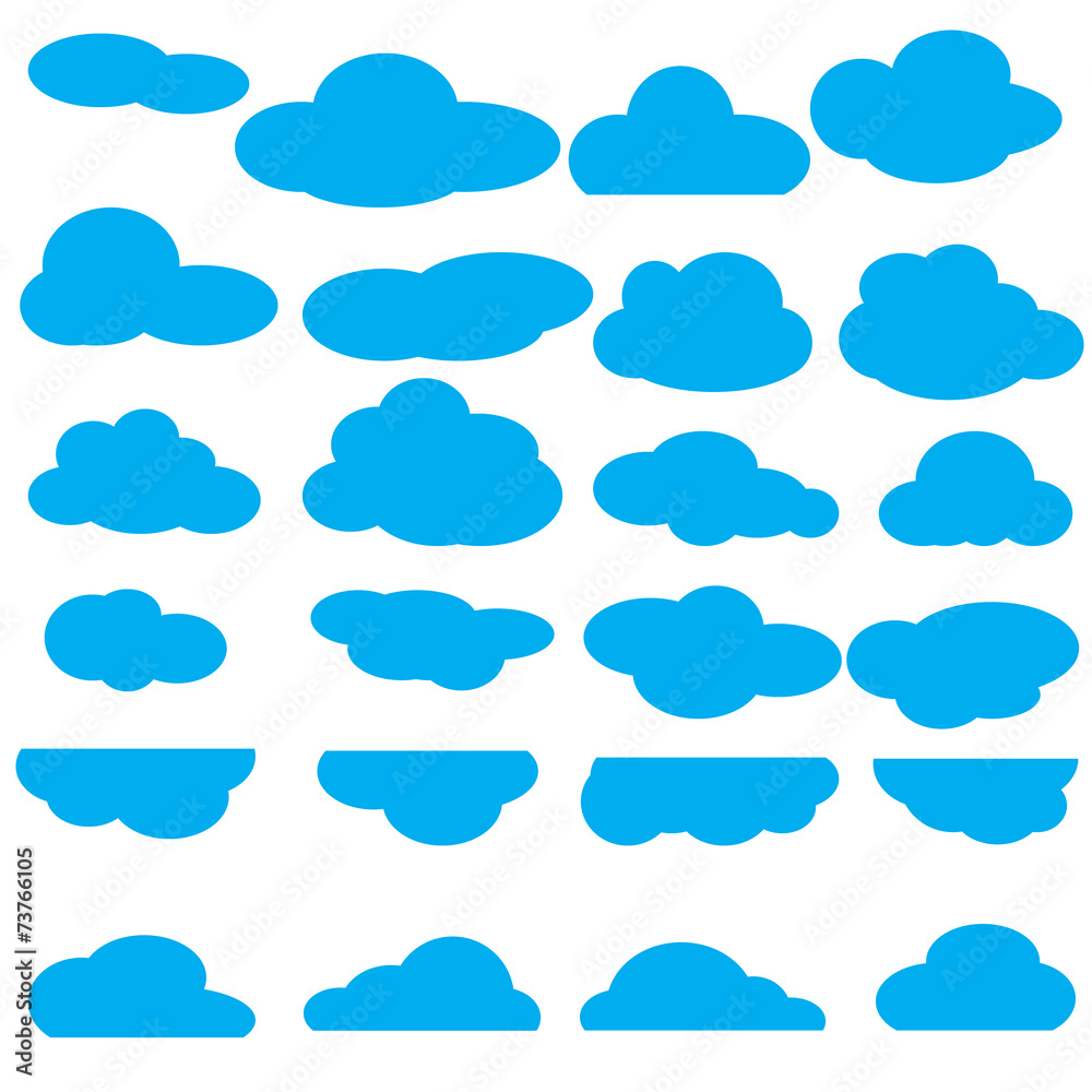 Pack of clouds collection Pack of clouds collection