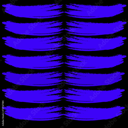 Abstract vector brush stroke on black background